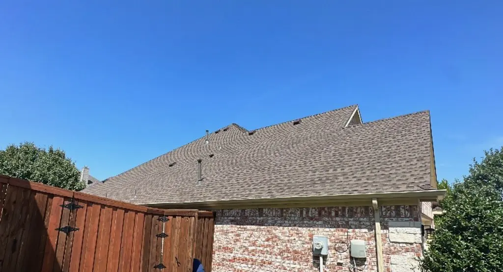 Completed roof replacement project in Dickson City